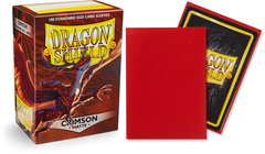 Dragon Shield Matte Standard-Size Sleeves - Crimson - 100ct